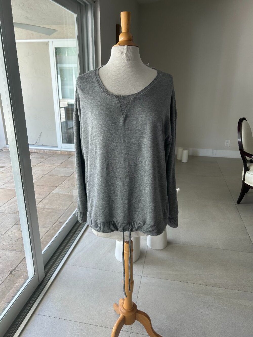 Melissa Nepton, Manuela Sweater, Size L, Gray